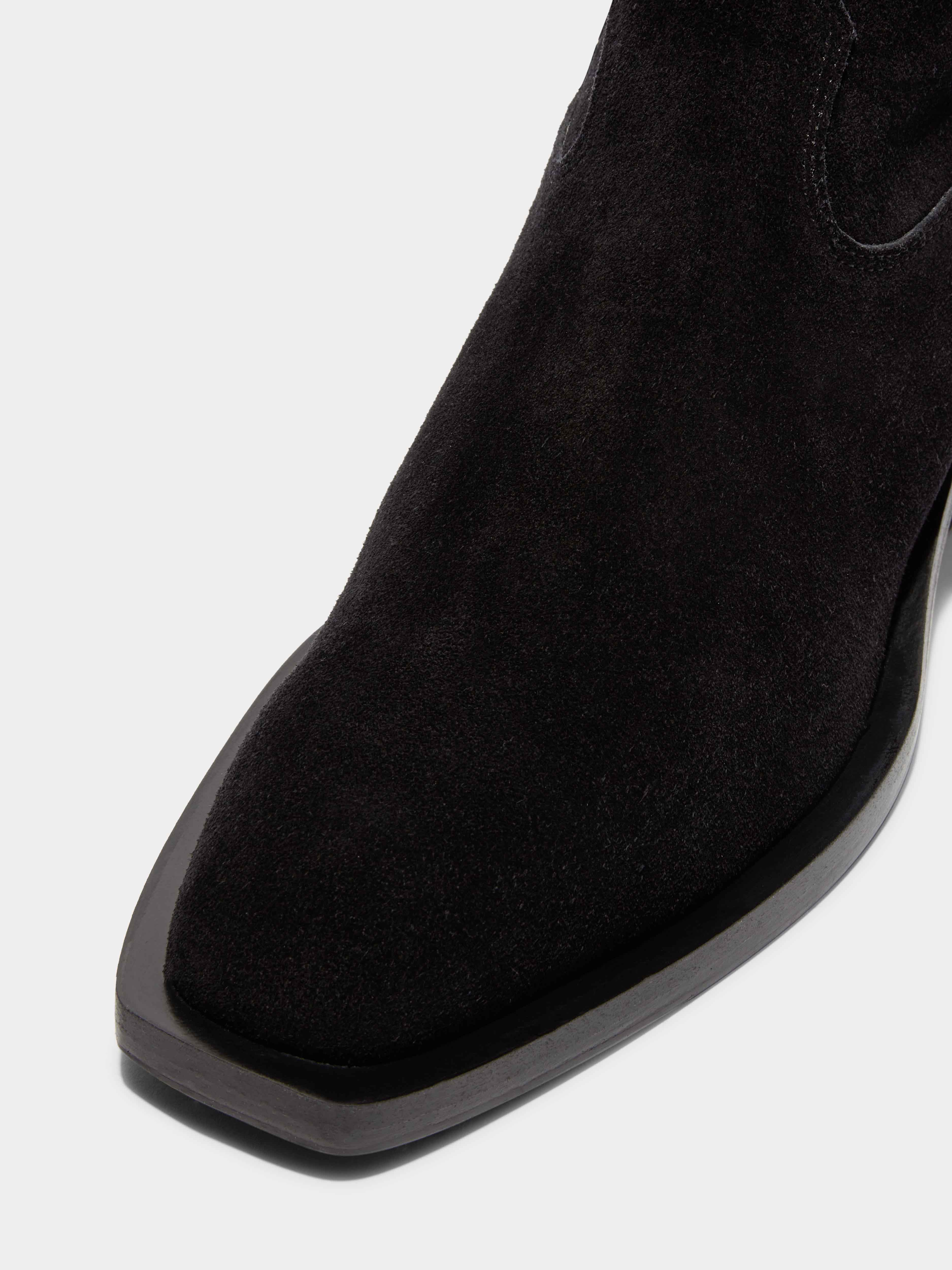 Luis Suede Cowboy Ankle Boots - Image 3