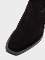 Luis Suede Cowboy Ankle Boots - Image 3