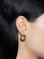 Lumi 18kt Gold-Plated Hoop Earrings - Image 3
