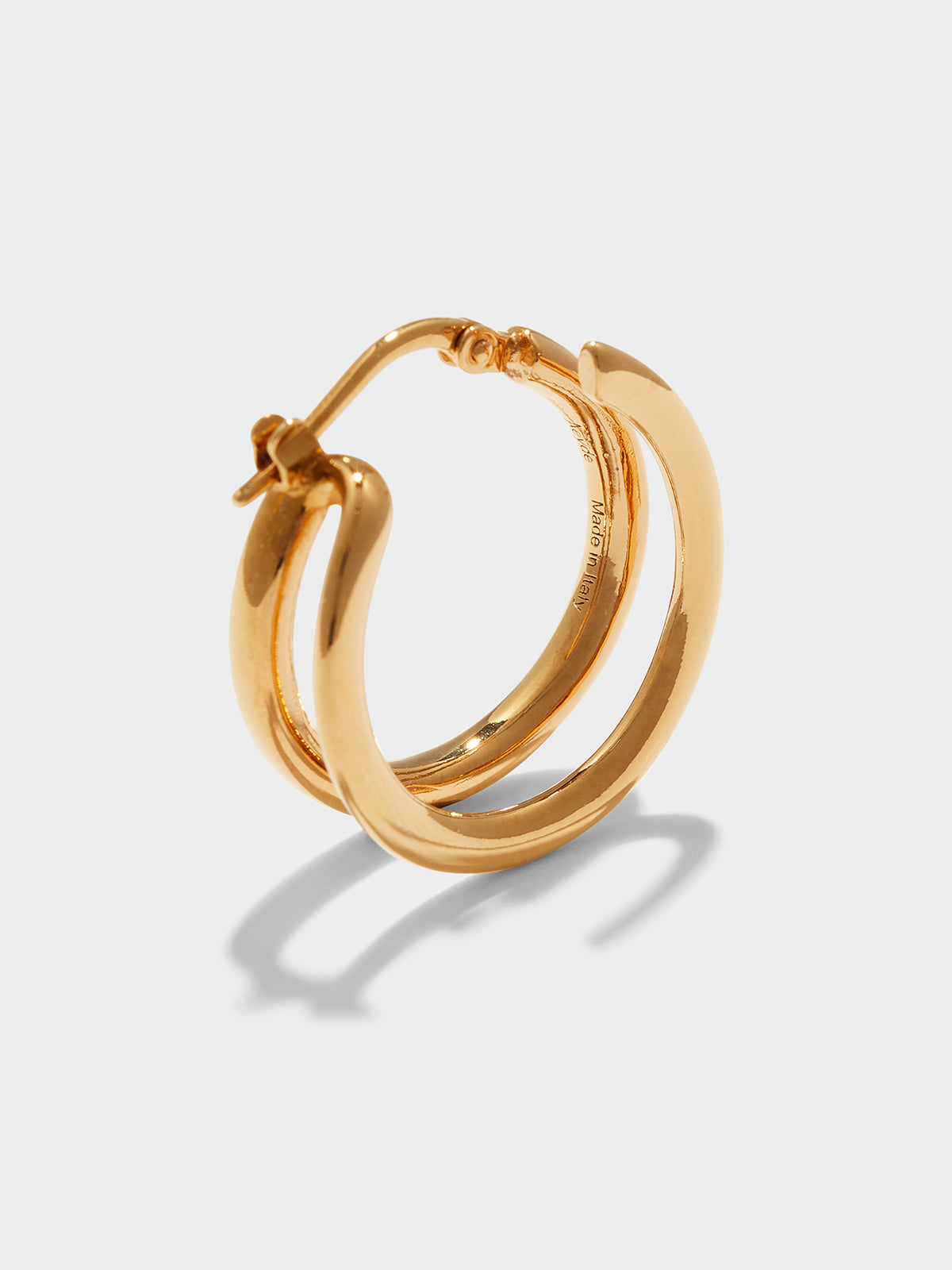 Lumi 18kt Gold-Plated Hoop Earrings - Image 2