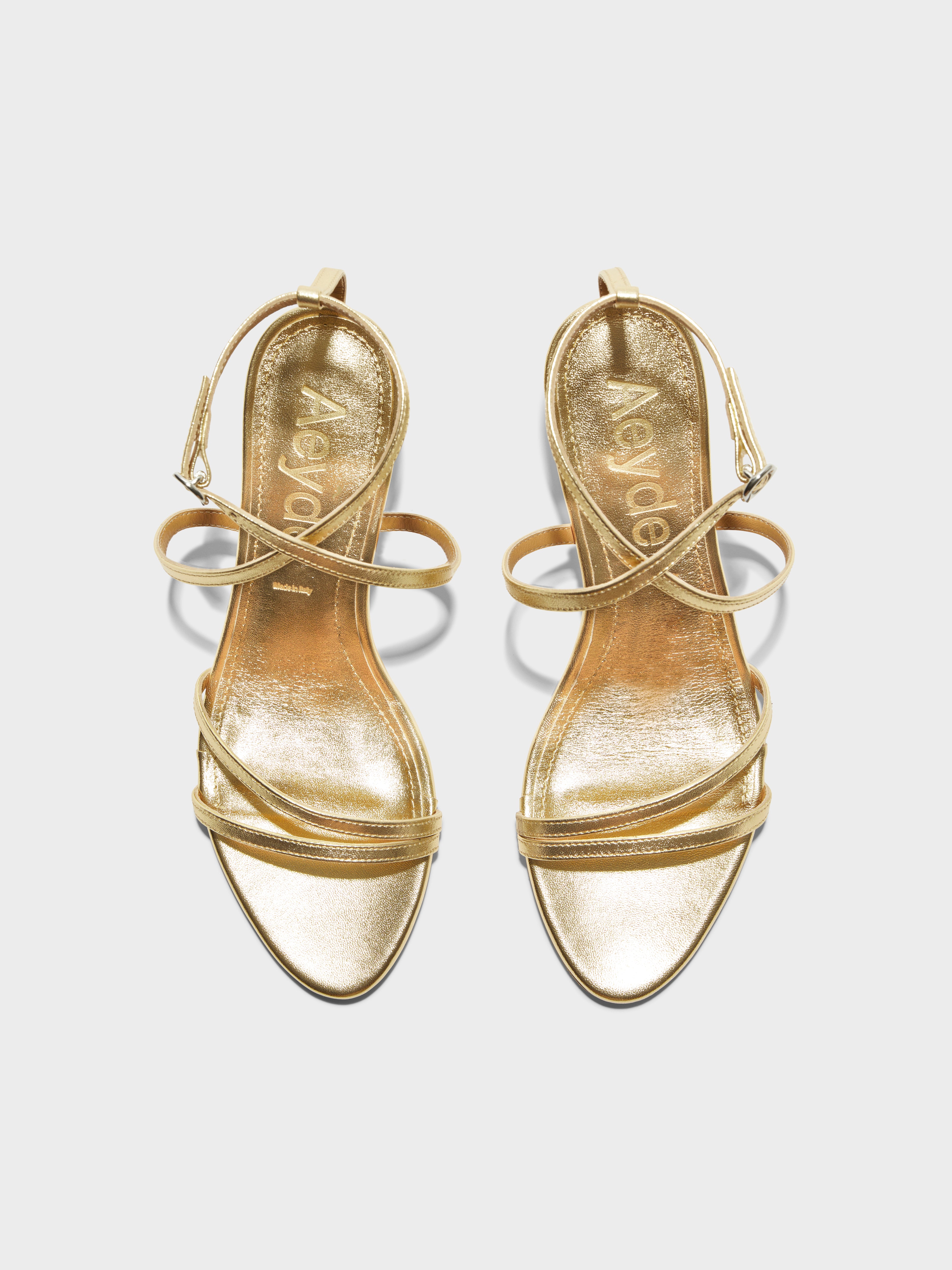 Maeve Leather Stiletto Sandals - Image 5