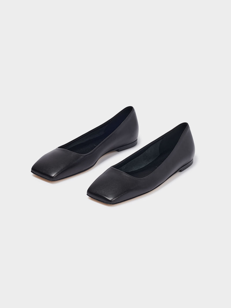 Aeyde | KIRSTEN Black Ballet Flat