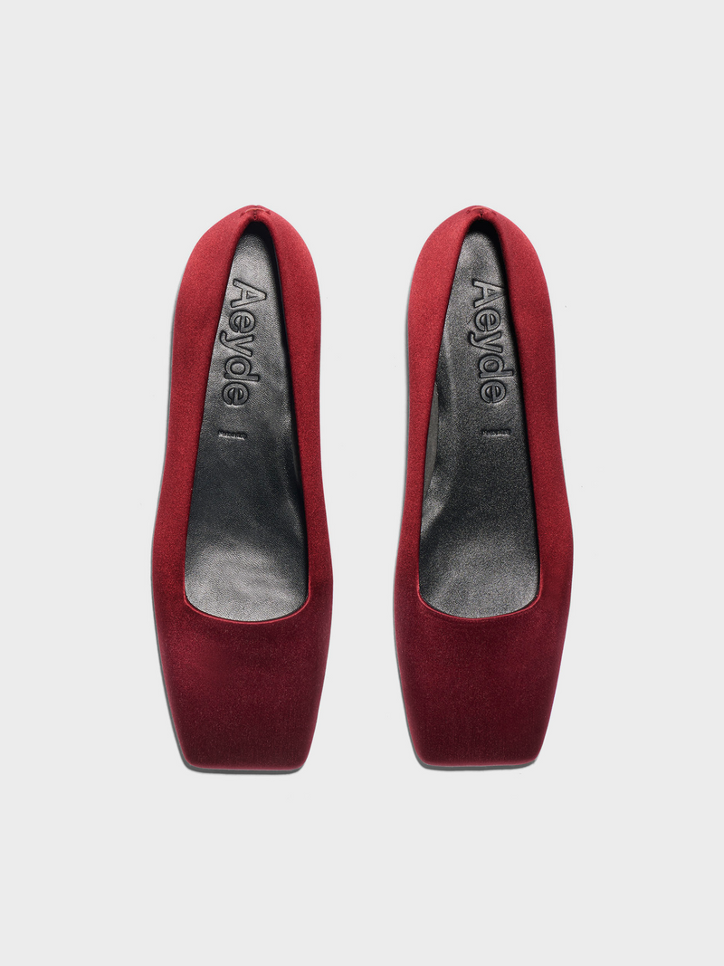 Matti Satin Flats