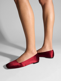Matti Satin Flats