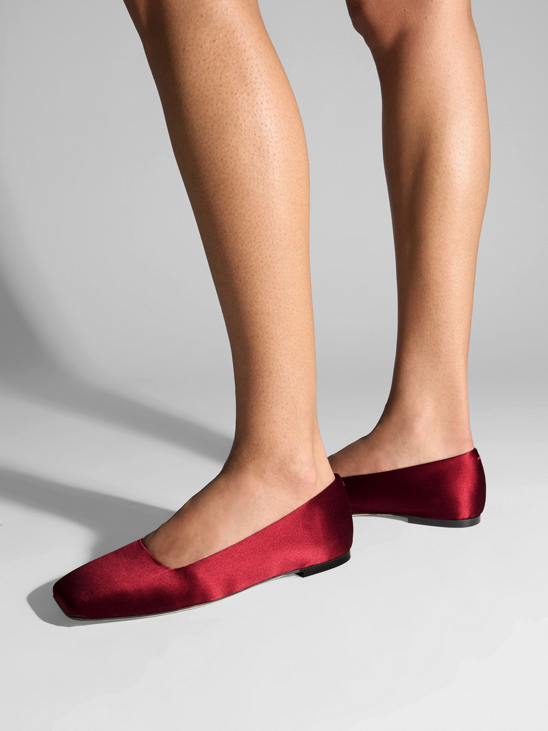 Matti Satin Flats