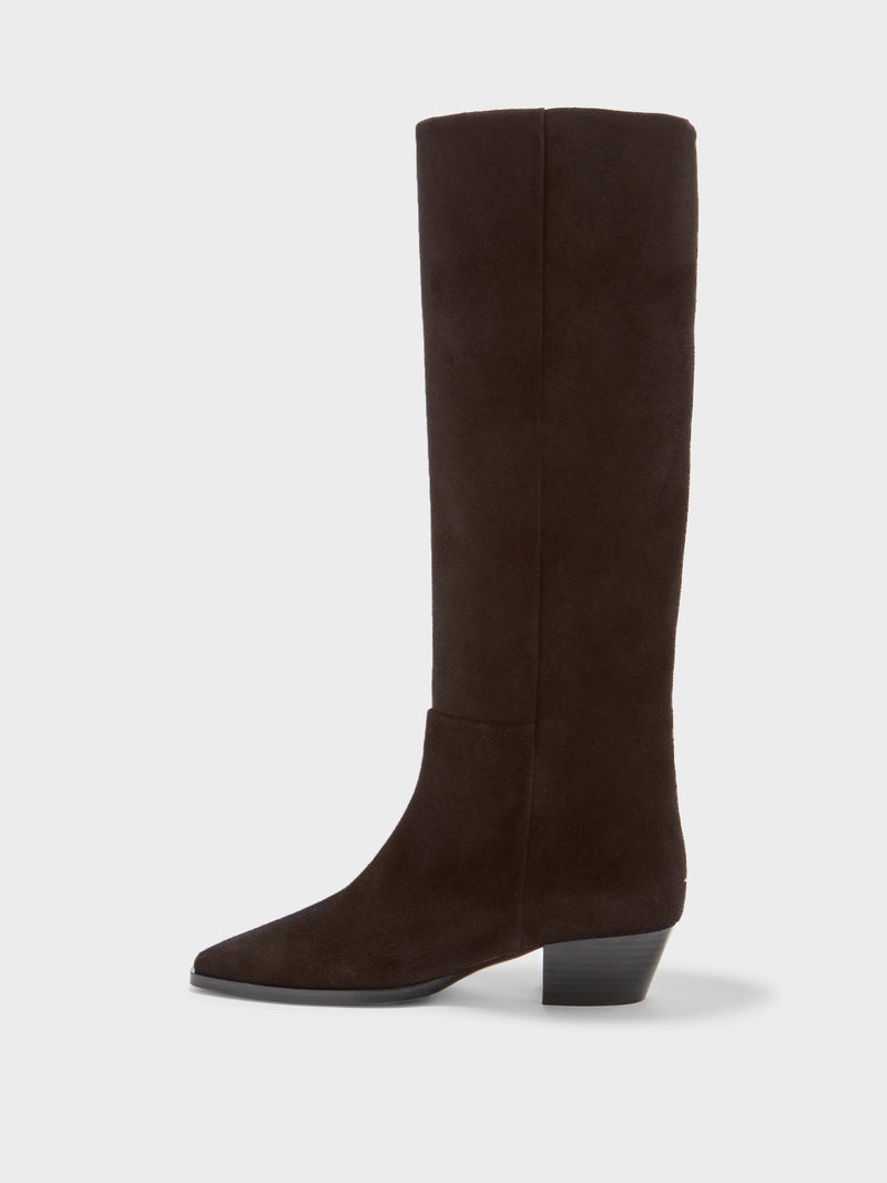 Medea Suede Knee-High Boots