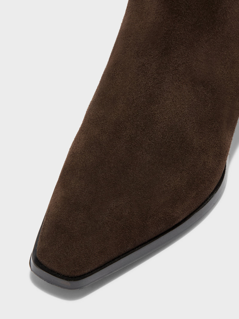 Medea Suede Knee-High Boots