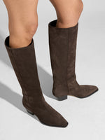 Medea Suede Knee-High Boots - Image 2