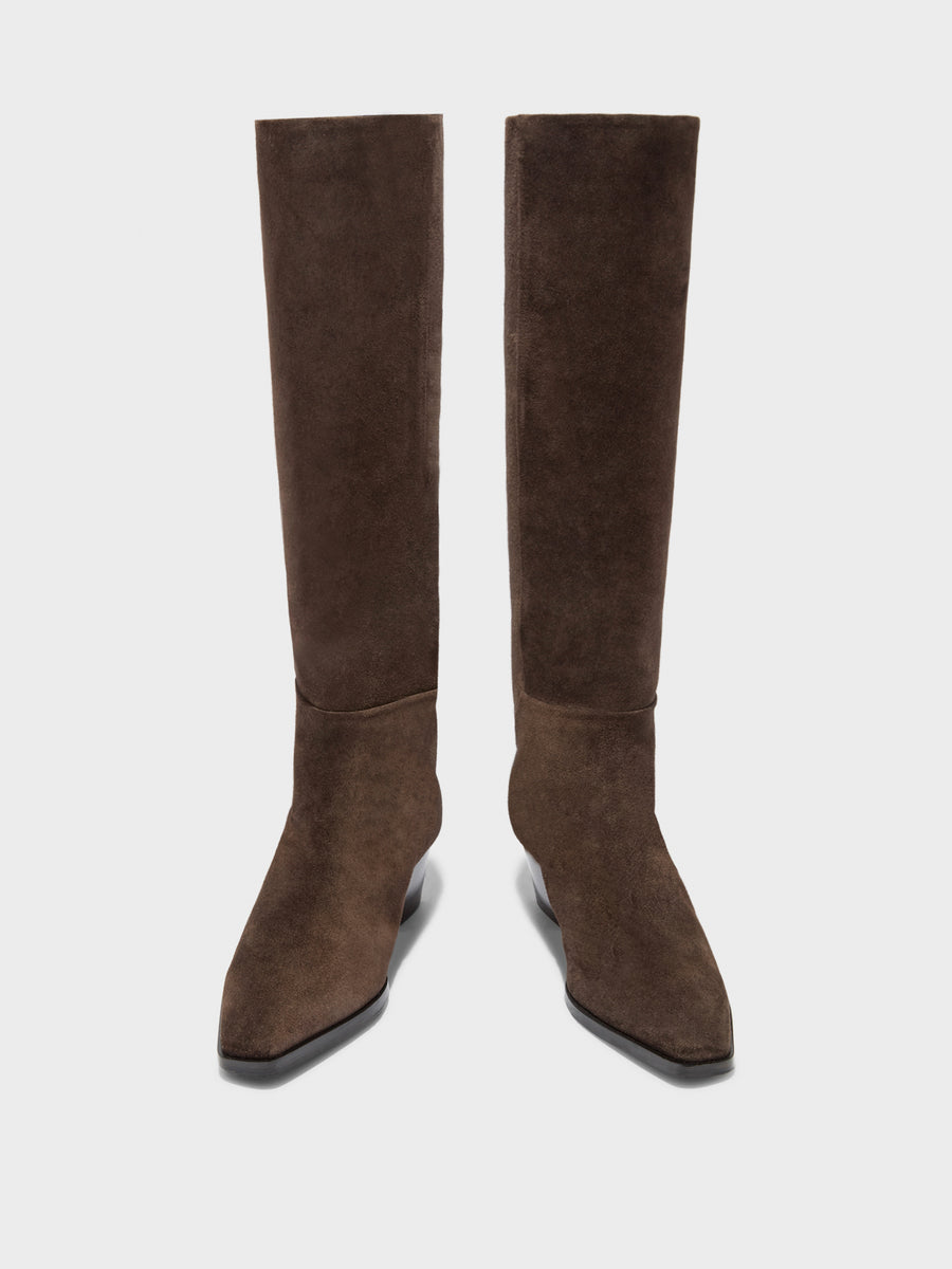 Medea Suede Knee-High Boots
