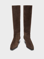 Medea Suede Knee-High Boots - Image 5