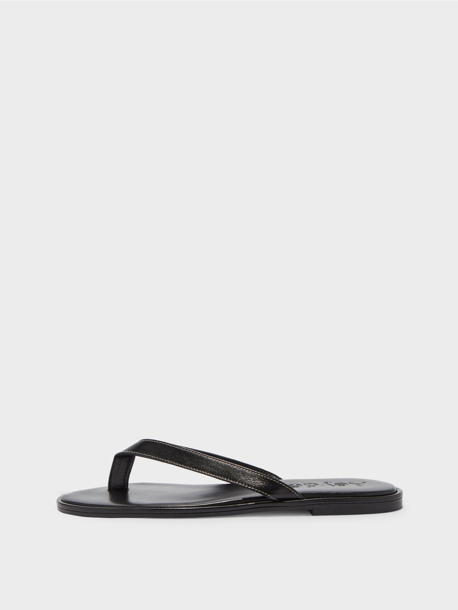 Melody Leather Toe-Post Sandal