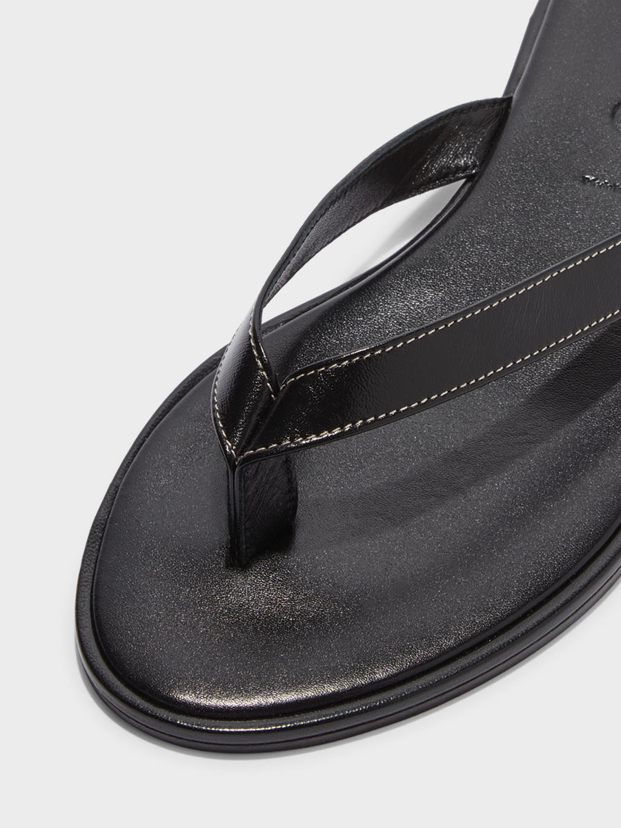 Melody Leather Toe-Post Sandal