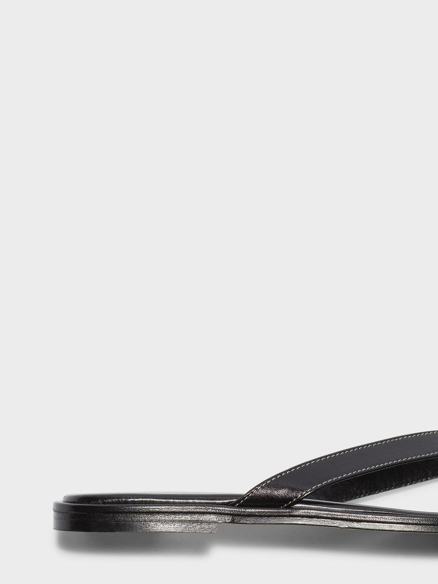 Melody Leather Toe-Post Sandal