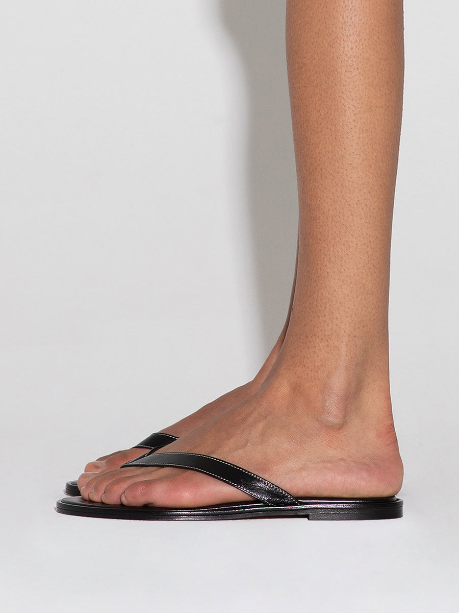 Melody Leather Toe-Post Sandal