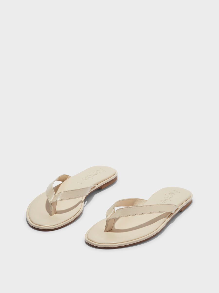 Melody Leather Toe-Post Sandal