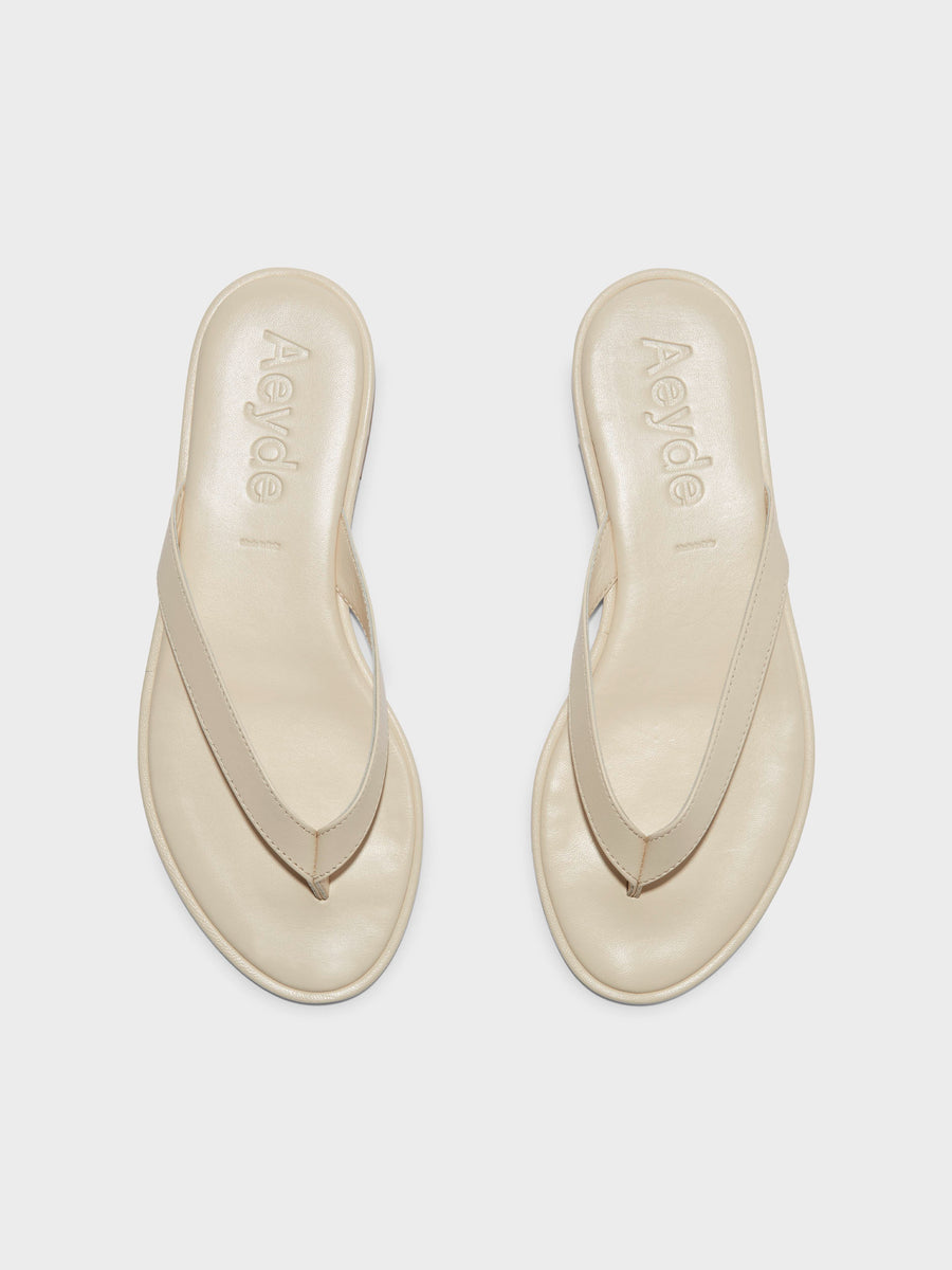 Melody Leather Toe-Post Sandal