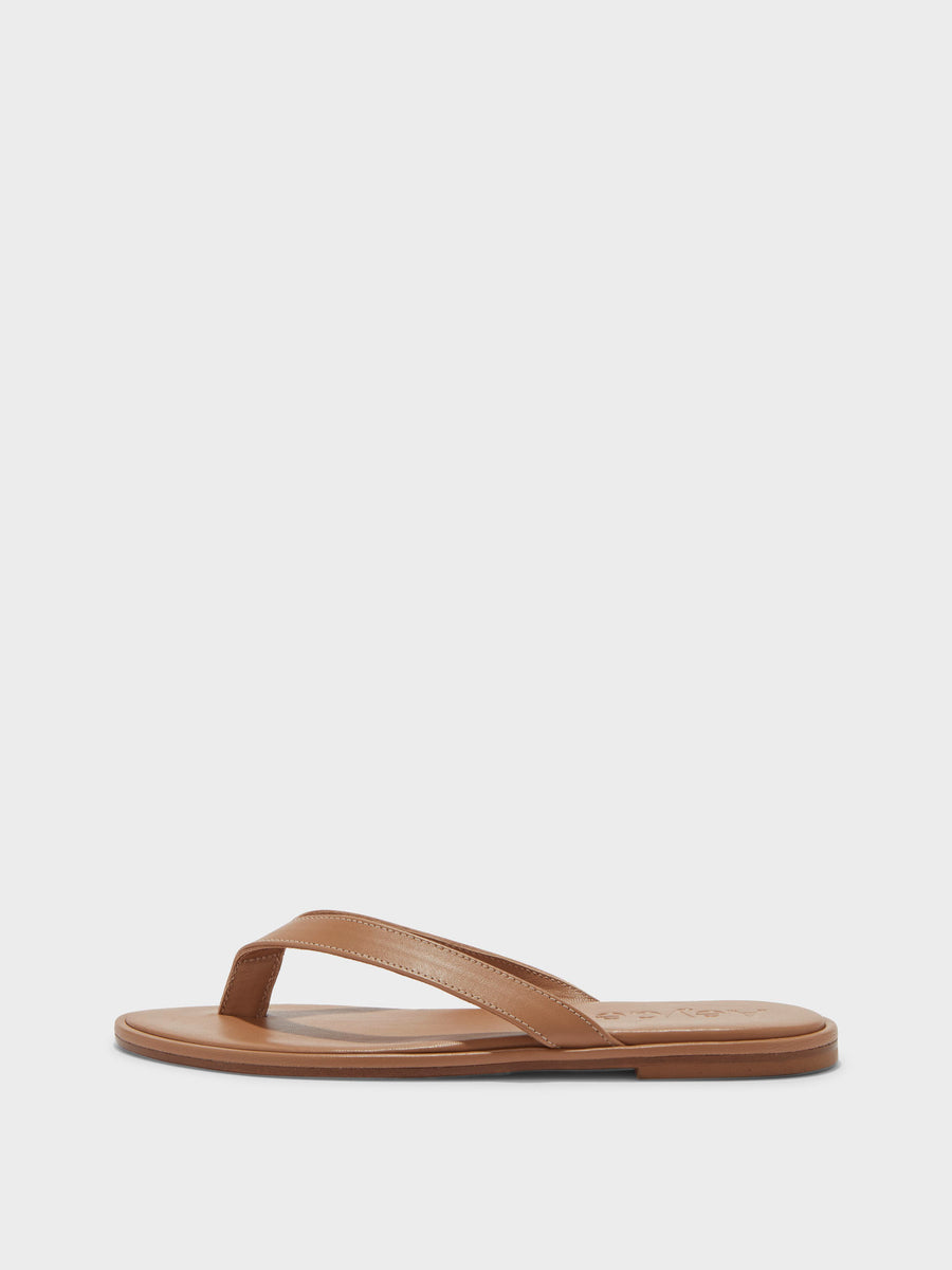 Melody Leather Toe-Post Sandal