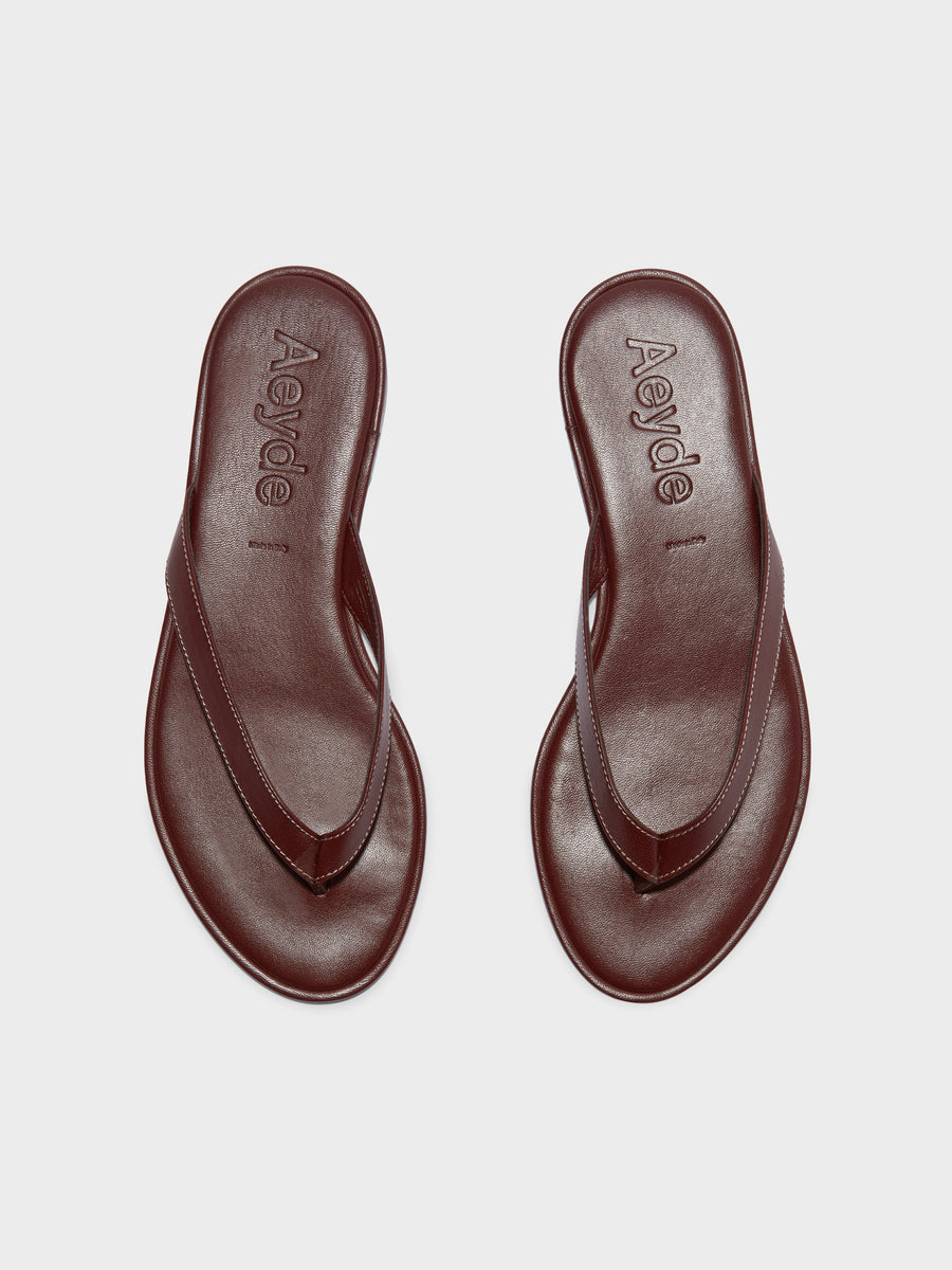 Melody Leather Toe-Post Sandal