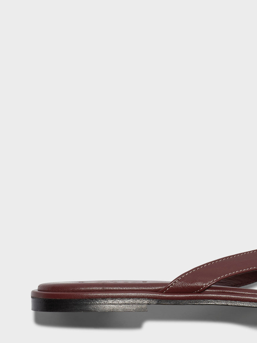 Melody Leather Toe-Post Sandal