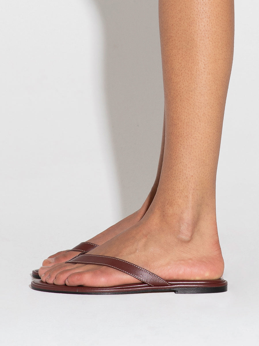 Melody Leather Toe-Post Sandal