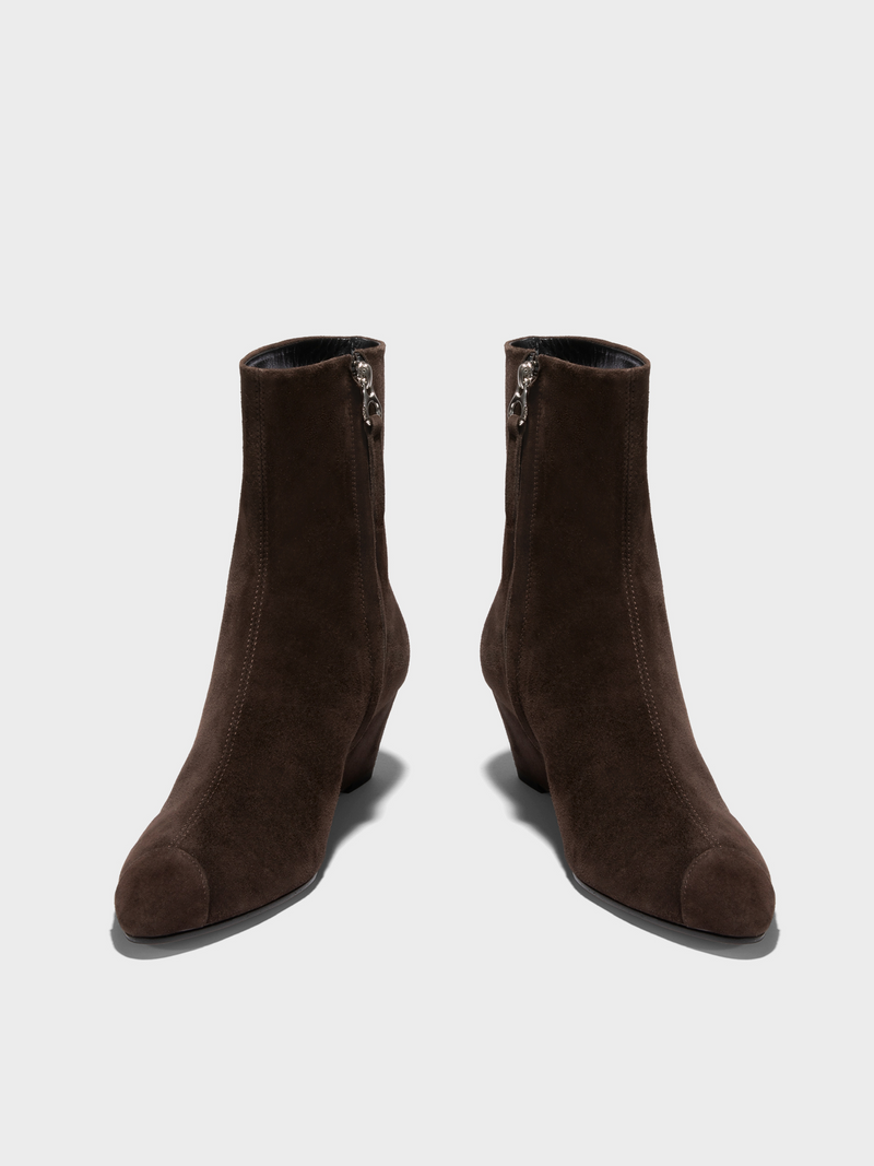 Mia Leather Ankle Boots