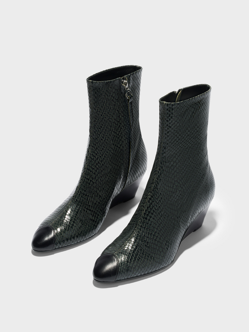 Mia Leather Ankle Boots