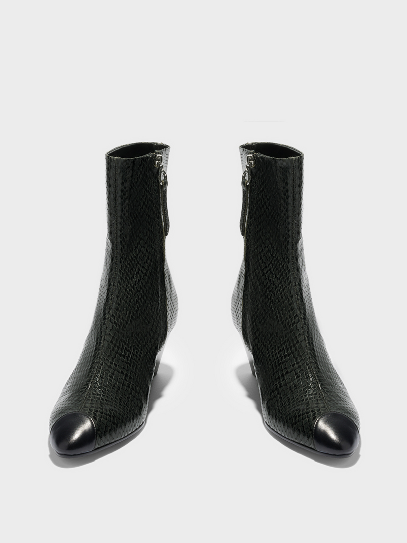 Mia Leather Ankle Boots