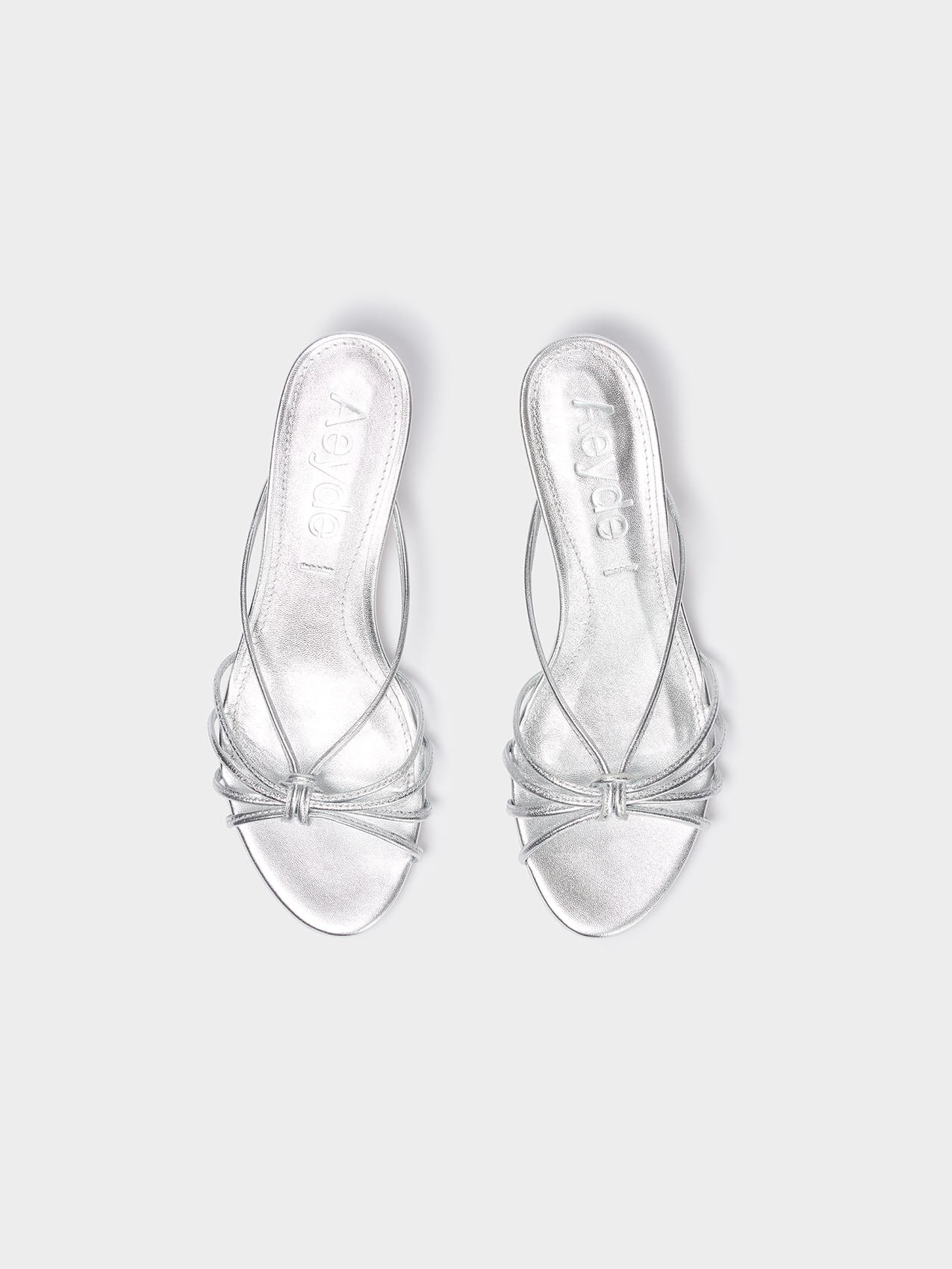 Milla Leather Kitten-Heel Sandals - Image 4