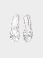 Milla Leather Kitten-Heel Sandals - Image 4