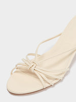 Milla Leather Kitten-Heel Sandals - Image 3