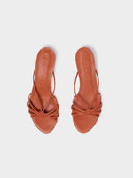 Milla Leather Kitten-Heel Sandals - Image 4