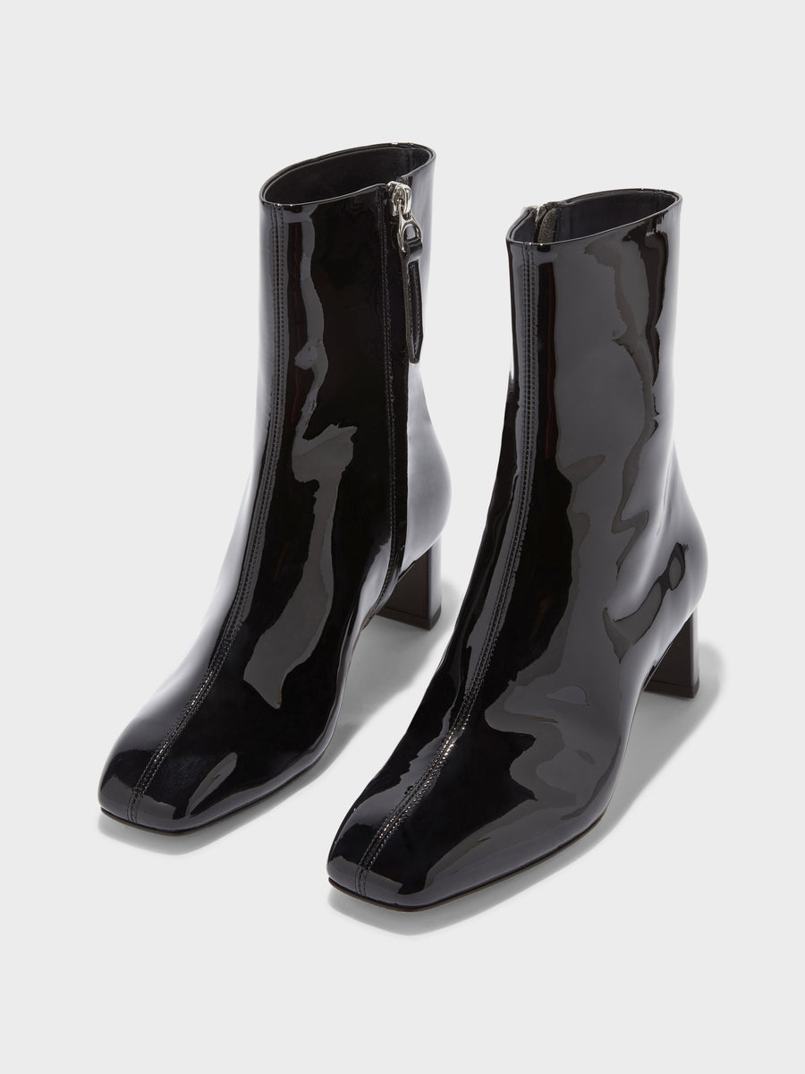 Millie Patent Ankle Boots