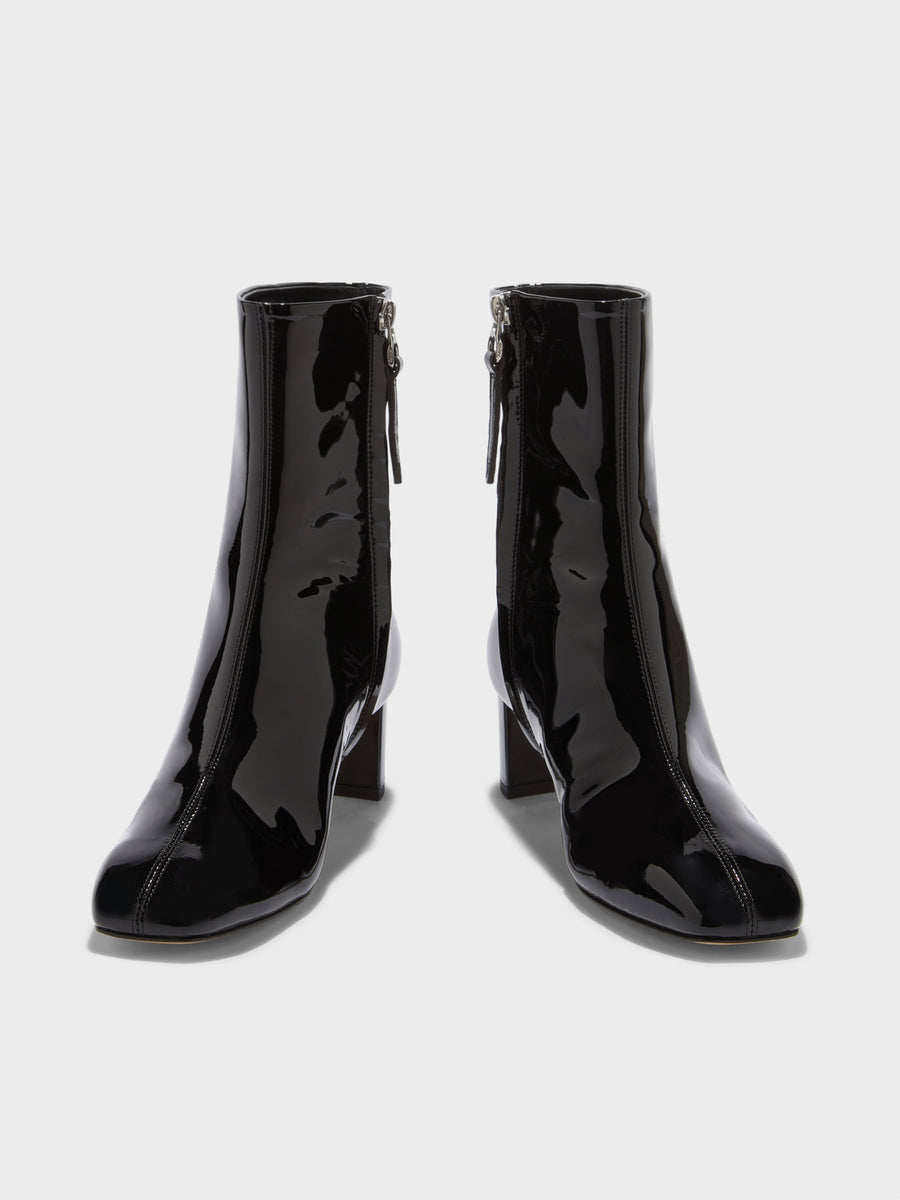 Millie Patent Ankle Boots