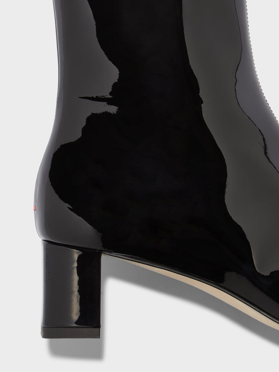 Millie Patent Ankle Boots