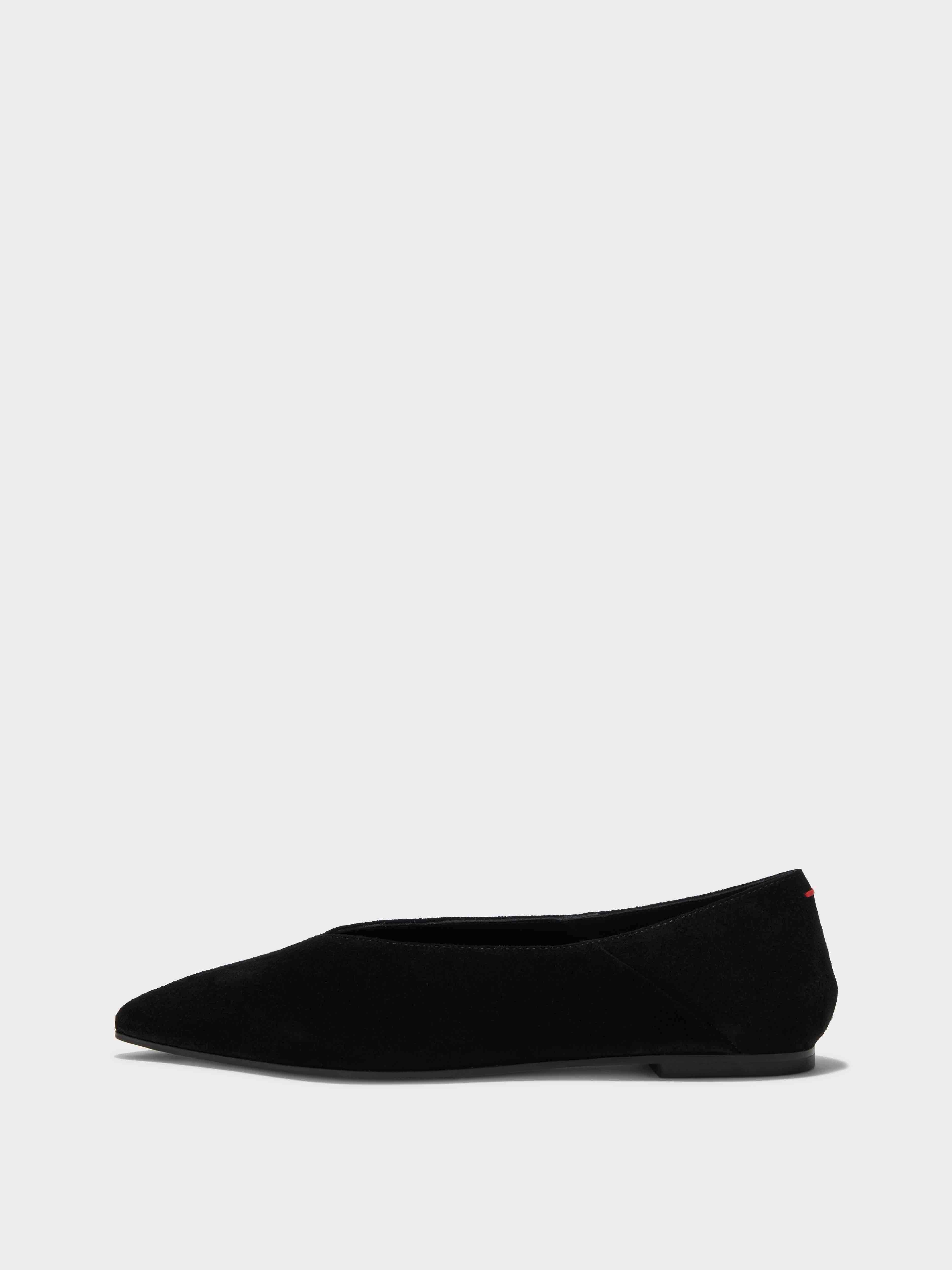 上品なブランド AEYDE-MOA-COW-SUEDE-LEATHER- 靴