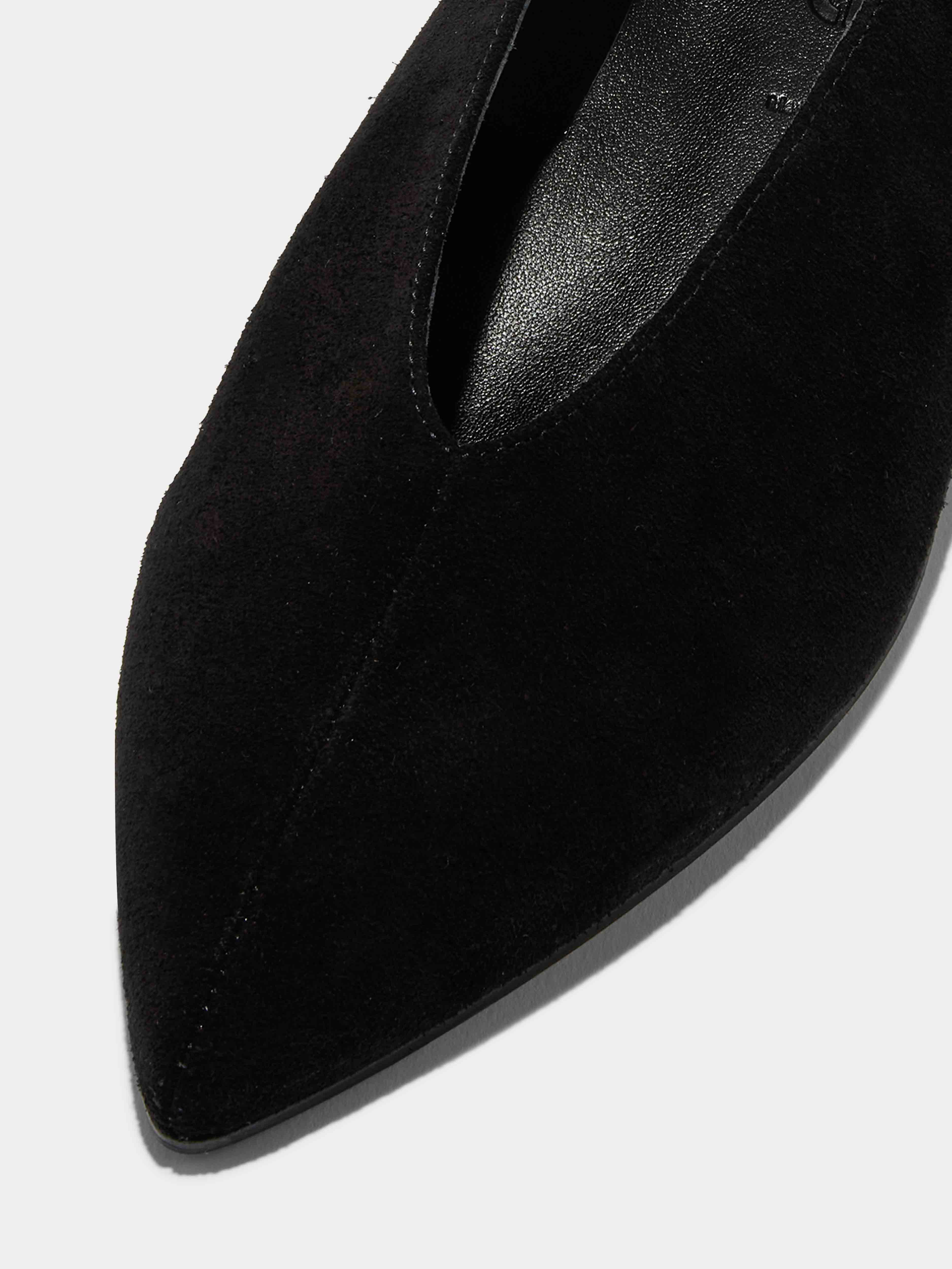 Moa Suede Pointed-Toe Flats - Image 3