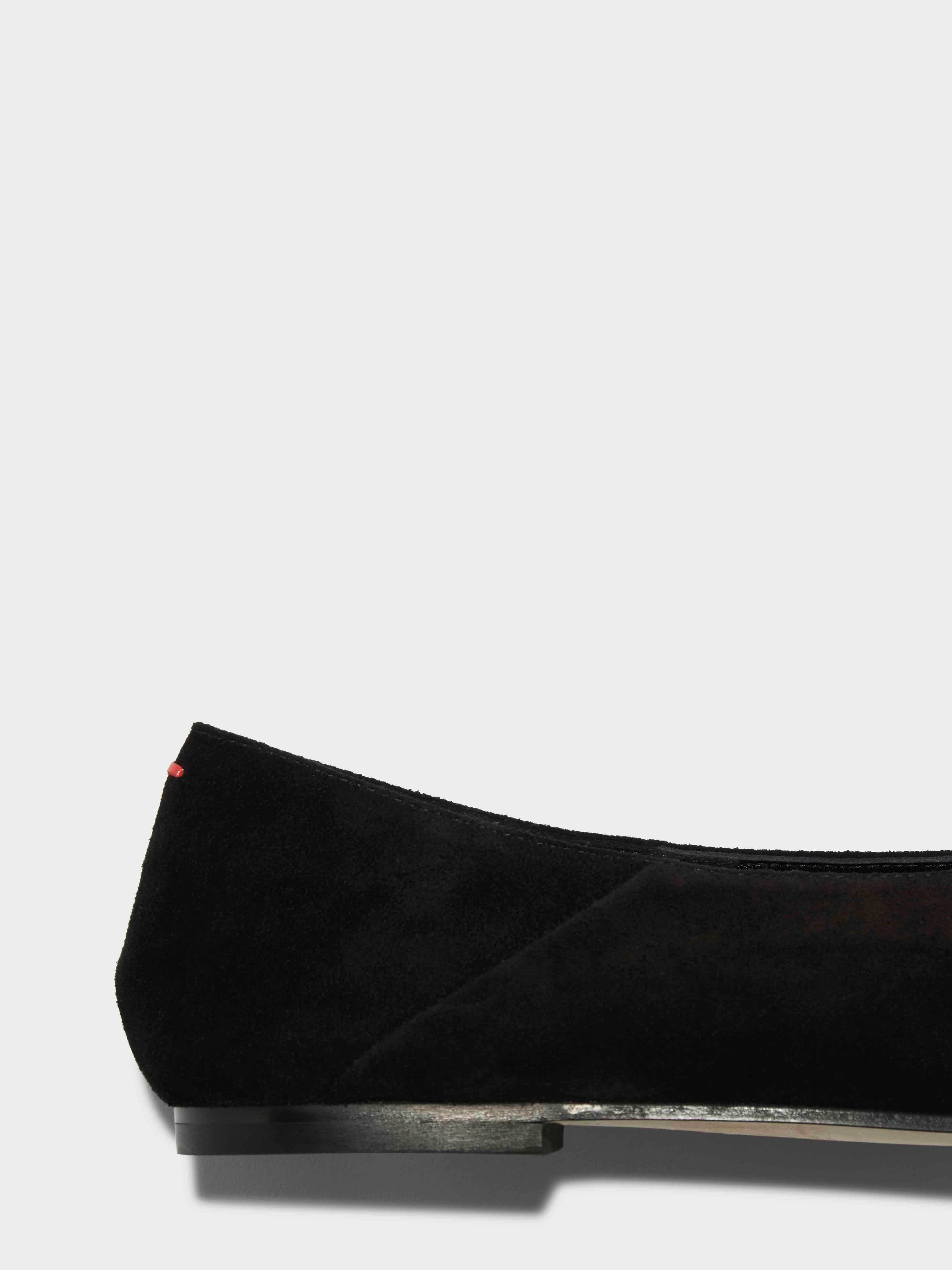 Moa Suede Pointed-Toe Flats - Image 4