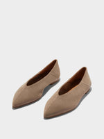Moa Suede Pointed-Toe Flats - Image 2