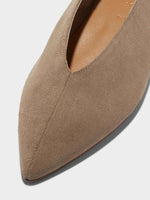 Moa Suede Pointed-Toe Flats - Image 3