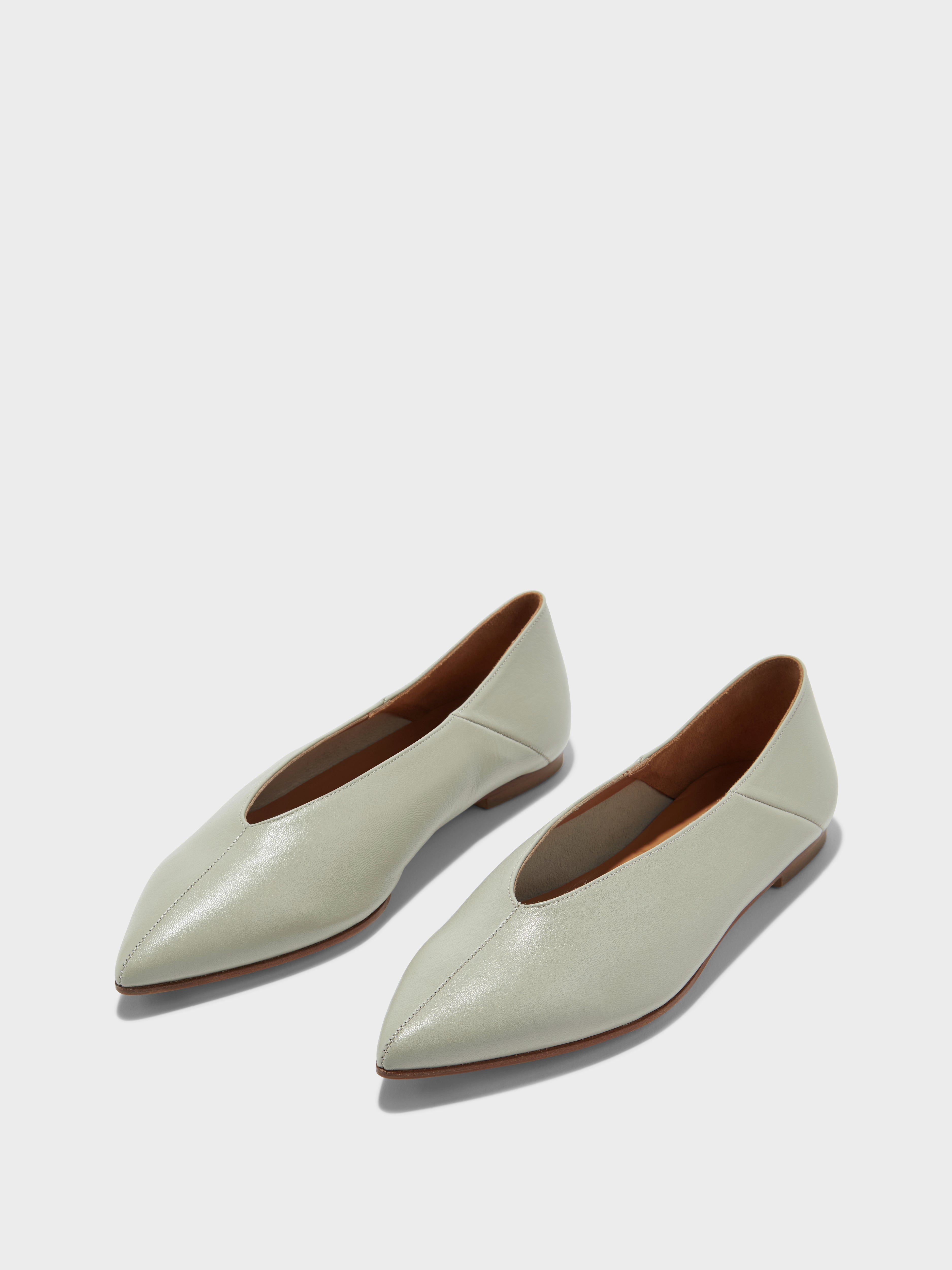 Moa Leather Ballet Flats - Image 2
