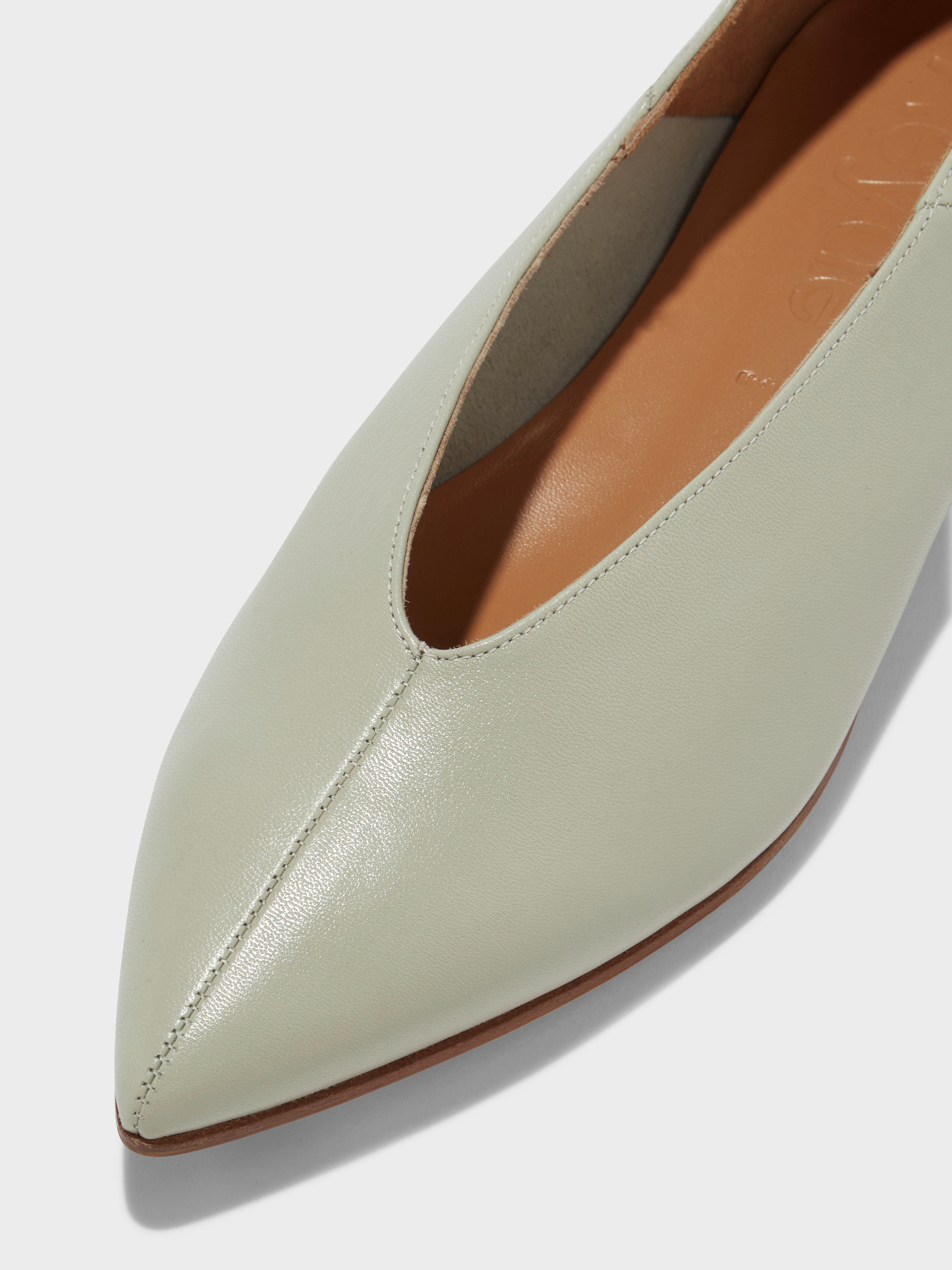 Moa Leather Ballet Flats - Image 3
