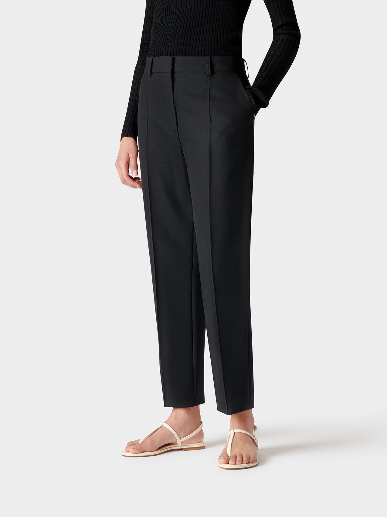 Aeyde | Nala T-Bar Sandals Leather Flat Sandals for Women | Creamy Nappa | Round Toe | Flat Heel | How to Style