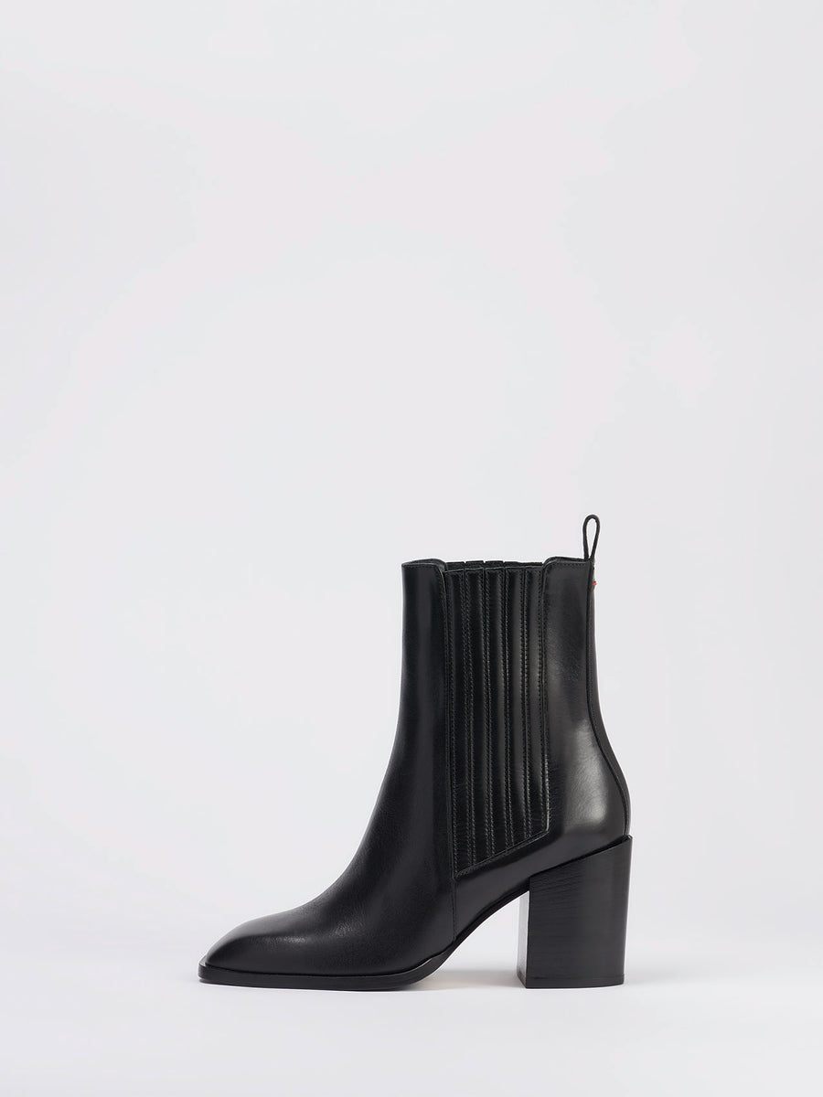 Nat Leather Ankle Boots