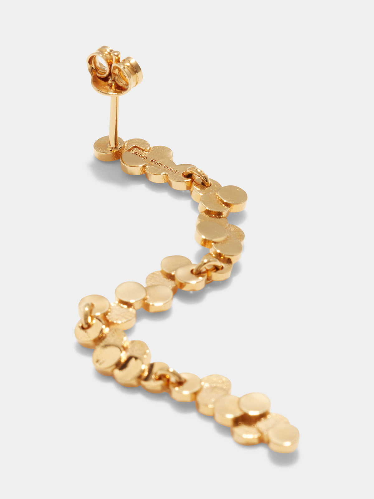 Neva 18kt Gold-Plated Drop Earrings - Image 2