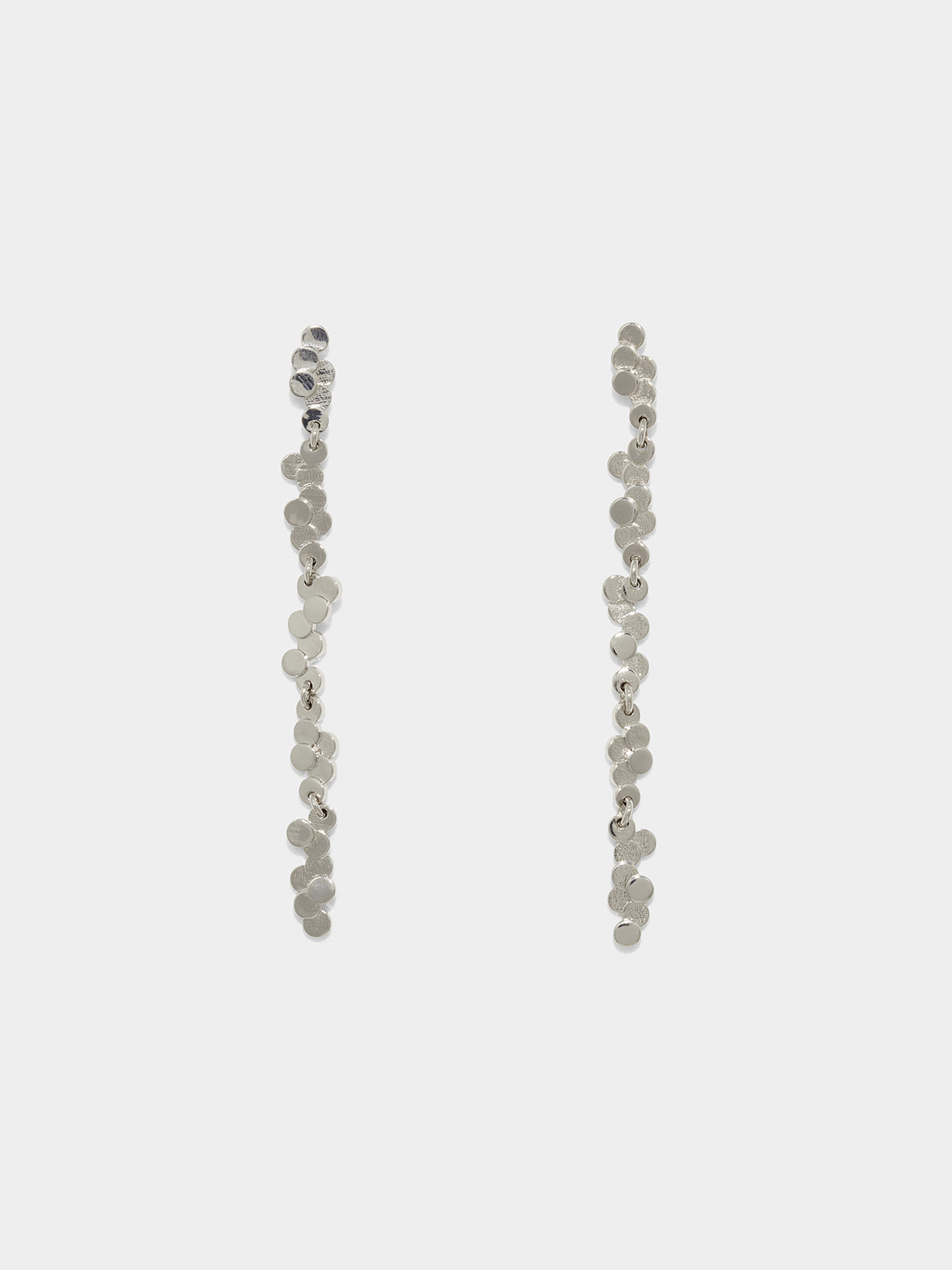 Neva Palladium-Plated Drop Earrings - Image 1