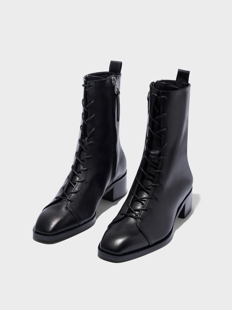 Noel Leather Ankle Boots