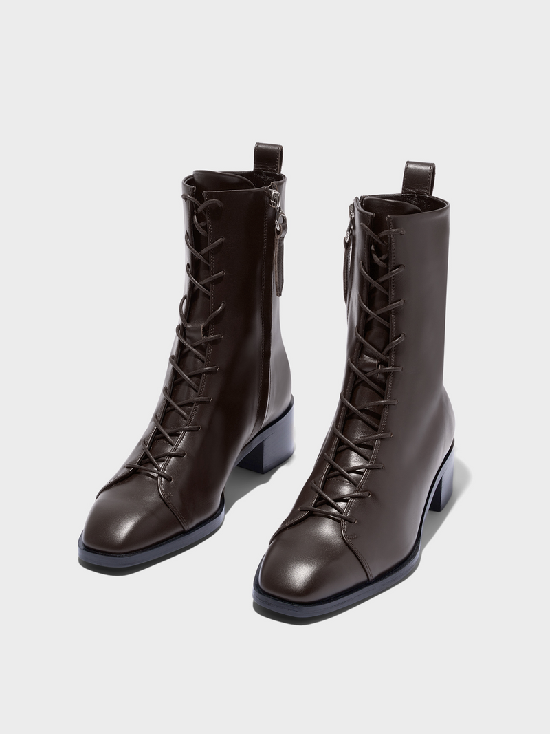 Noel Leather Ankle Boots