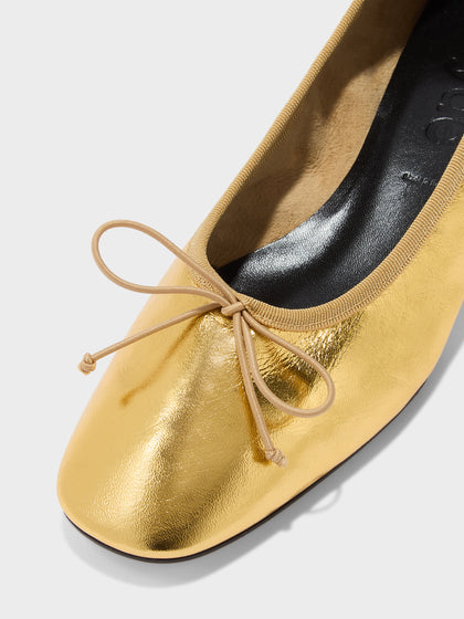 Aeyde Onda 10344847409418, Gold, Crackle, Size 8, Women's Aeyde Onda 10344847409418, Gold, Crackle, Size 8, Women's