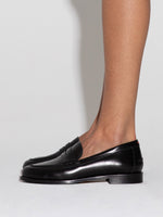 【関税込み】aeyde Loafers & Slippers Aeyde | OSCAR Black Penny Loafer