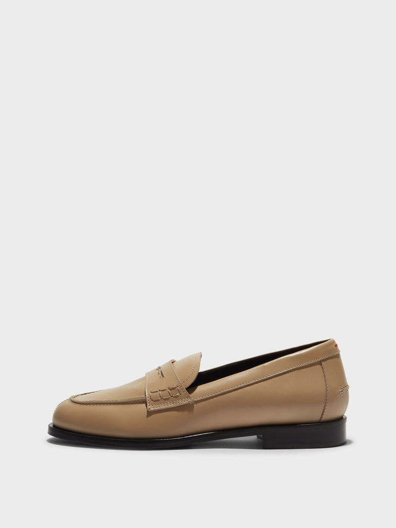 Athene Calf Leather Loafers